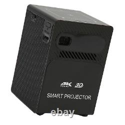 (Black)Mini Projector Bluetooths 5G WiFi 3D 4K DLP Portable Home Theater Video