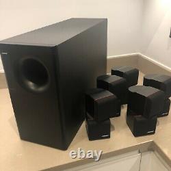 Bose Acoustimass 10 Home Theatre Speaker System c/w 5 x Redline Double Cubes