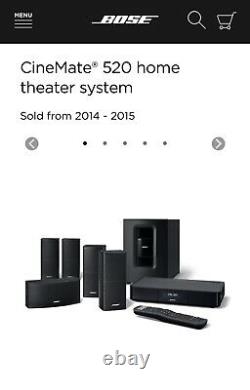 Bose CineMate 520 Home Theatre System