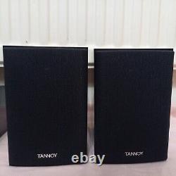 Boxed 100W GLOSS black TANNOY HTS SURROUND speakers WALL mountable HOME cinema