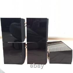 Boxed 100W GLOSS black TANNOY HTS SURROUND speakers WALL mountable HOME cinema
