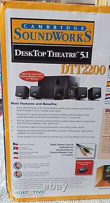 Cambridge Soundworks, Desktop Theatre 5.1 Speaker System Dtt2200