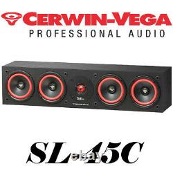 Cerwin Vega SL-45C Quad 5 1/4 Center Channel Speaker 150 Watt Home Theater SL45