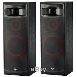 Cerwin-Vega XLS-12 12in 3 way Floor Tower Speakers Home Theater Set Pair