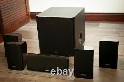 Complete Set Yamaha Home Cinema Theatre Surround Sound Speakers Mint Condition