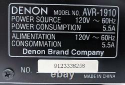 Denon AVR-1910 Home Theater HDMI 7.1 Channel Surround Sound Receiver No Remote