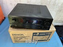 Denon AVR-3300 Dolby Digital Home Theater AV Receiver Black. In Original Box