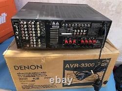 Denon AVR-3300 Dolby Digital Home Theater AV Receiver Black. In Original Box