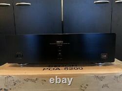 Denon POA-5200 Dual Power Amplifier 2ch Used Home Theater Stereo Amp Two Channel