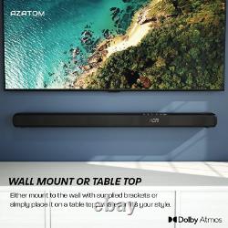 Dolby Atmos Soundbar 2.1.2, 240W High Resolution Surround Sound Home Theatre Ent