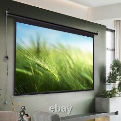 Electric Motorised 72' to 120'' HD Home Theater Screen Projector Cinema 43 169