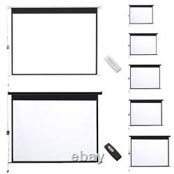 Electric Motorised Projector Screen 169 / 43 Projectio for Home Theater Cinema