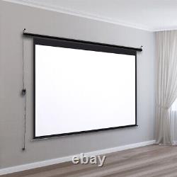 Electric Motorised Projector Screen 72-120inch Home Cinema Theater 43 169 230V