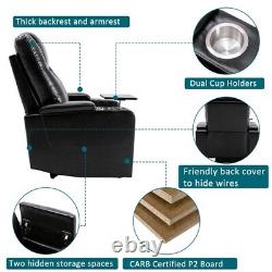 Electric Recliner Chair Ambient Lighting Gaming Recliner Chair Home Theater Seat