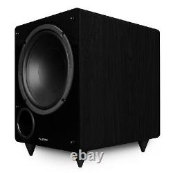 Fluance DB10 10-inch Low Frequency Front Firing Powered Subwoofer Home Theater