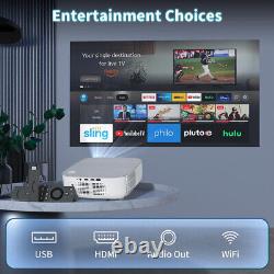 Full HD 1080P Home Theater Cinema Projector HDMI USB LED 8500 Lumens Bluetooth