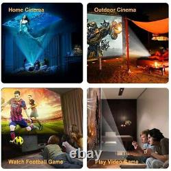 HD 1080P Mini Projector LED Home Theater Portable Video Cinema Wifi USB 3D Gifts