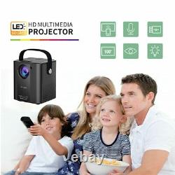 HD 1080P Mini Projector LED Home Theater Portable Video Cinema Wifi USB 3D UK