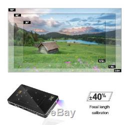HD 4K Smart DLP Mini Projector Android WiFi Bluetooth 1080P 8G Home Theater HDMI