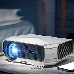 Home Theater Projectors with USB VGA AV Interfaces Portable Black