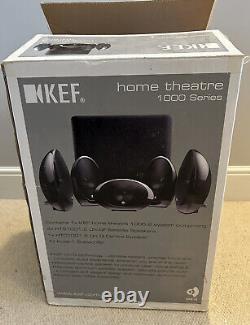 KEF HTS1001.2 Home cinema System 5 X Speakers & Kube 1 Subwoofer NEW