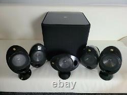 KEF HTS/HTC 2001.3 5.2 Home Theatre 2K Surround Egg Speakers & KUBE-2 Subwoofer