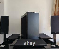 KEF T105 5.1 Home Theatre Speaker System Package 5xKEF T101 + KEF T-2 Subwoofer