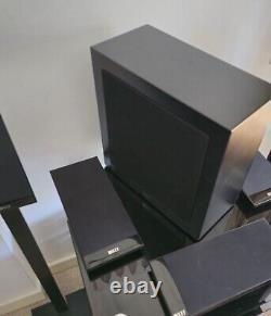 KEF T105 5.1 Home Theatre Speaker System Package 5xKEF T101 + KEF T-2 Subwoofer