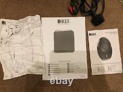 KEF home theatre speakers and KUBE-1 Subwoofer with STANDS excellent condition