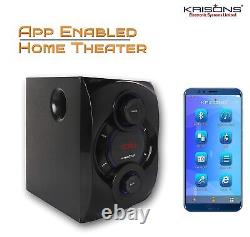 Krisons Genius- KSH 200 App Based Smart Home Theater System 5.1 Bluetooth 60W