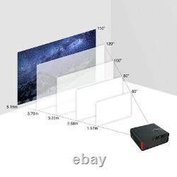 LED Smart Home Theater Projector WiFi BT 7000 Lumens Party Game Movie Audio HDMI