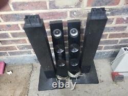 LG S72T1-S Home Cinema Theatre Tower Speakers (Pair) Used Foldable