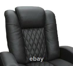 Luxurious Electric Home Theatre Cinema sofa chair Leather Air Recliner armchair