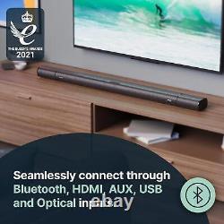 MAJORITY Bluetooth 5.1 Surround Sound System, 3D Dolby Audio Soundbar 300W