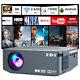 Mini Portable Projector Android Tv 5g Wifi Keystone 12000 Lumen Home Theater Uk