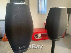 Monitor Audio MASS Centre and two Rear Home Theatre Surround Speakers Inc stands