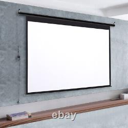 Motorized Projector Screen Electric Auto Projection HD Movie Screen Home Theater