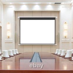 Motorized Projector Screen Electric Auto Projection HD Movie Screen Home Theater