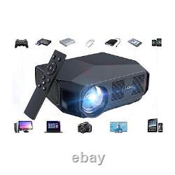 Movie Projector 4600 Lumens Home Theater Projectors Built in Stereo