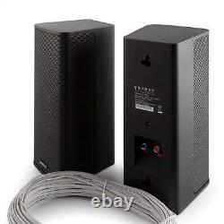 NUMAN 5.0 Speaker System Home Cinema Sound HIFI Wall Mount Satellite + Cable