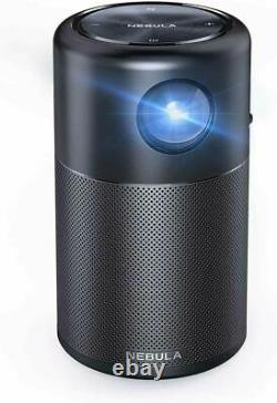 Nebula Capsule Smart Portable Wi-Fi Mini Projector 100 Home Theater 360°Speaker
