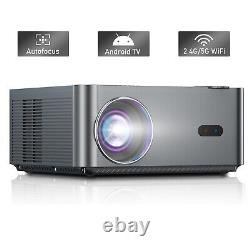 New Autofocus 4K Projector Android LED 5G WiFi Bluetooth USB Beamer Home Theater