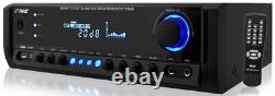 New Pyle PT390AU 300W 4 Channel Home Theater Amplifier Receiver Stereo USB/SD