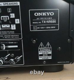 Onkyo 7.2-ch. Hi-res 4k Hdr A/v Home Theater Receiver Tx-nr686 For Parts