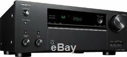 Onkyo TX 7.2-Ch. Hi-Res 4K HDR Compatible A/V Home Theater Receiver Black