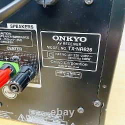 Onkyo TX-NR626 7.2 Channel Home Theatre Receiver Bluetooth, Atmos Wi-Fi 3D 4K