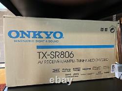 Onkyo TX-SR806 7.1 Channel 300W HDMI Home Theater AV Receiver/Remote Bundle