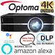 Optoma Smart Uhd51alv Alexa & Google Compatible 4k Smart Home Theater Projector