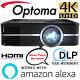 Optoma Smart Uhd51a Alexa 4k Ultra High Definition Home Theater Projector Dlp