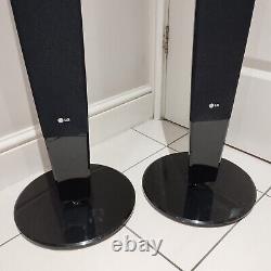 Pair of LG SH53PH-F Black Home Cinema Theatre Floor Standing Speakers